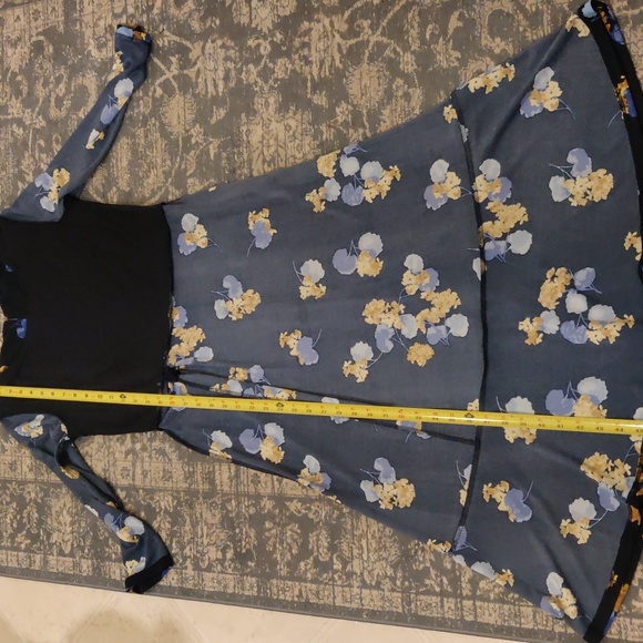 Talbots Jersey Twist Midi Dress sz 6 - Picture 13 of 14